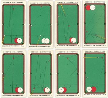 1928 Ogdens, Ltd. "Billiards by Tom Newman" Complete Set (50)